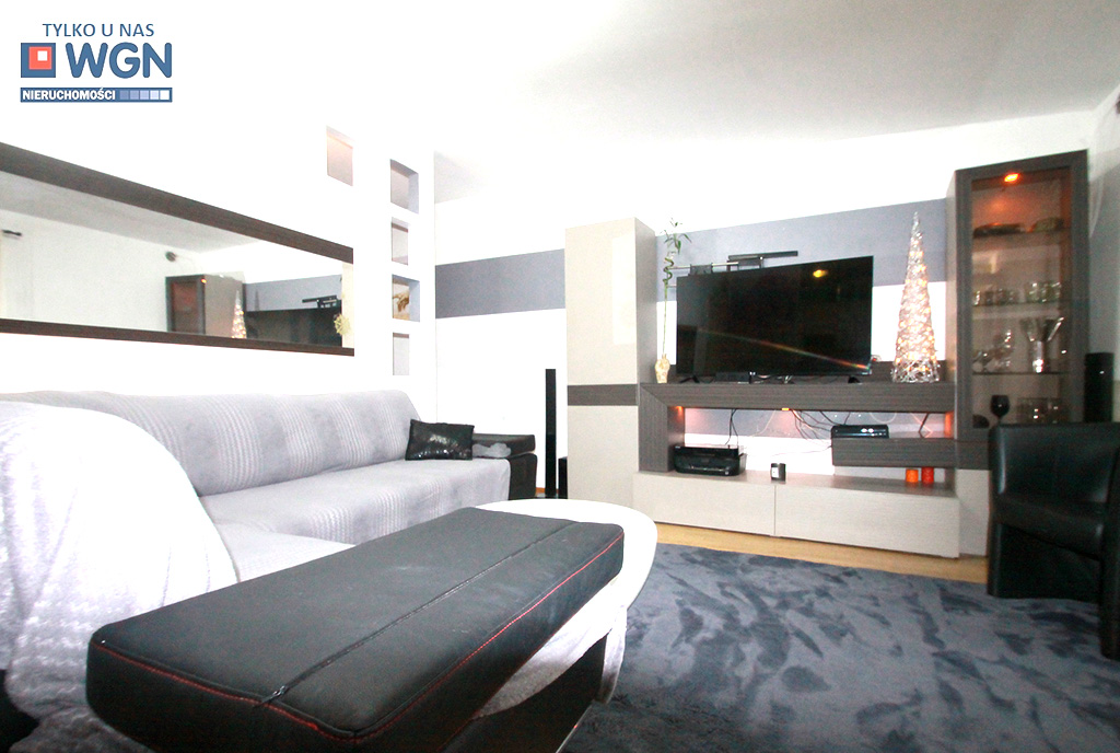 nowoczesny salon w ekskluzywnym apartamencie na sprzedaż Sieradz