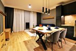 zbliżenie na jadalnie w luksusowym apartamencie na sprzedaż Gorzów Wielkopolski