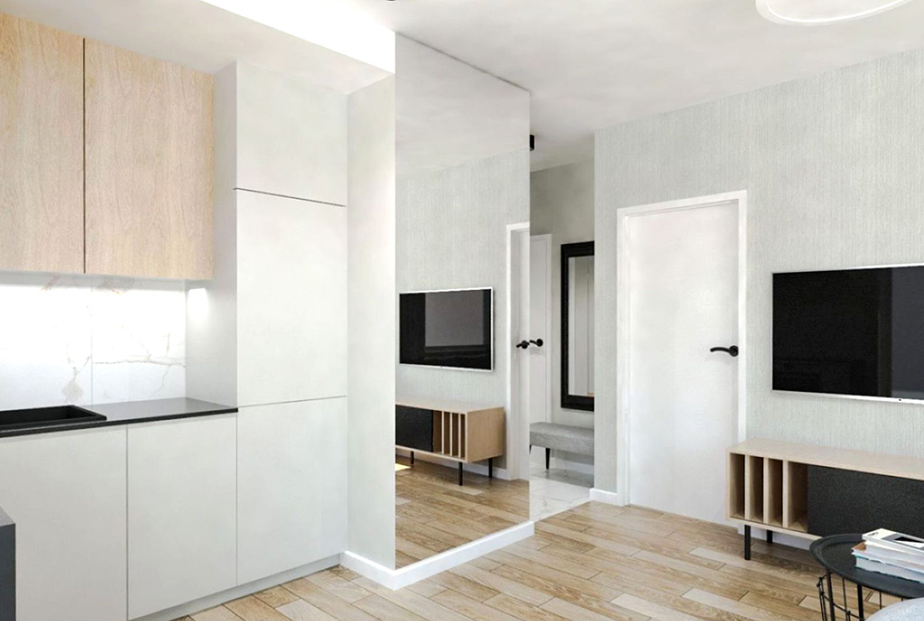 słoneczne wnętrze luksusowego apartamentu na sprzedaż Ostrów Wielkopolski