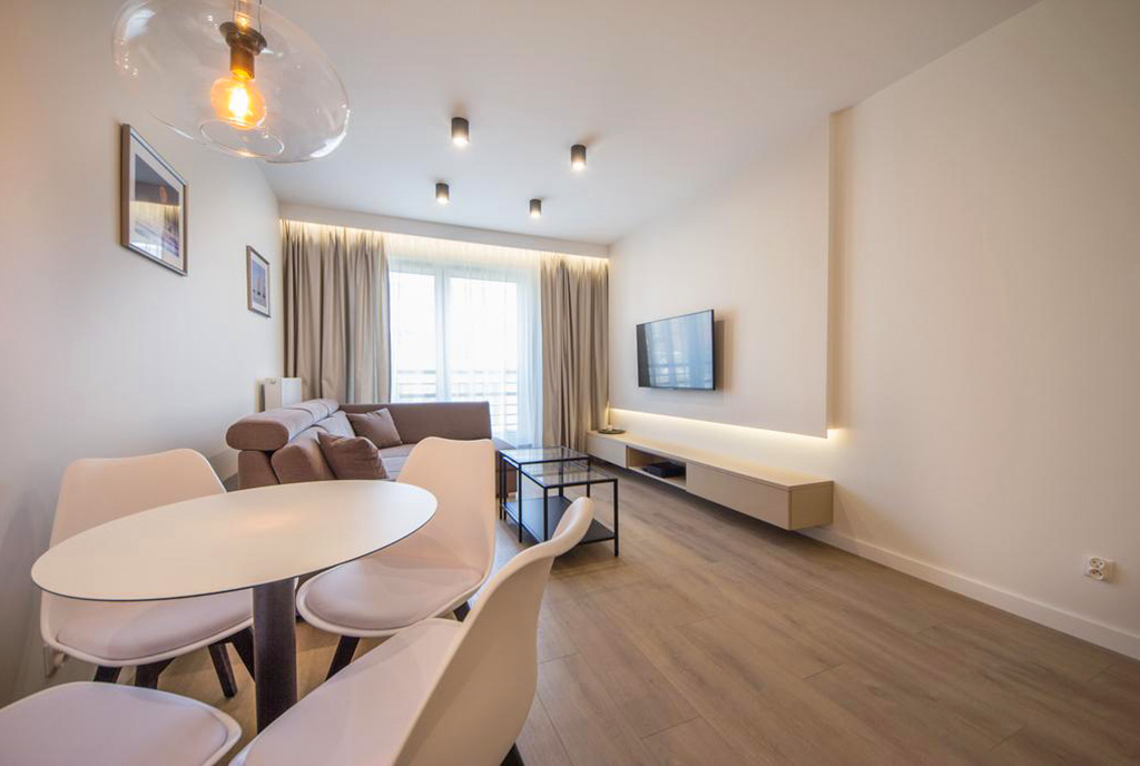 okazały pokój gościnny w luksusowym apartamencie do wynajmu Szczecin