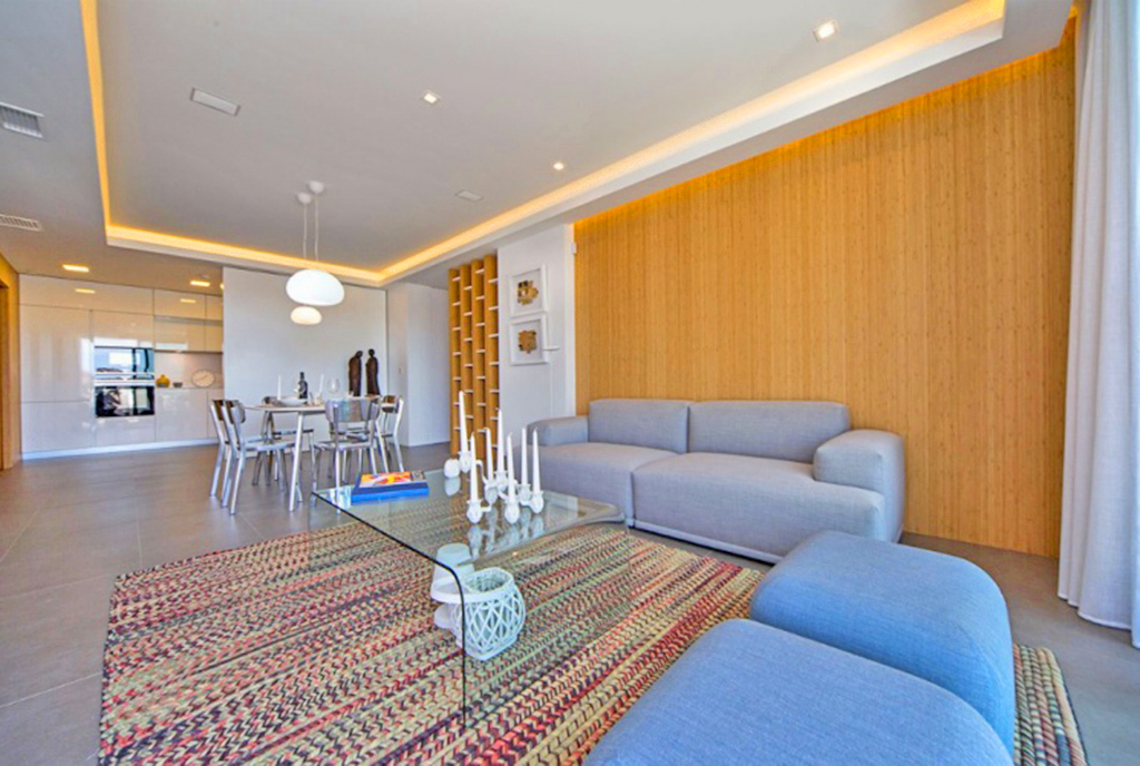 imponujące rozmachem wnętrze ekskluzywnego apartamentu do sprzedaży Hiszpania (Costa Blanca Cumbre Del Sol)