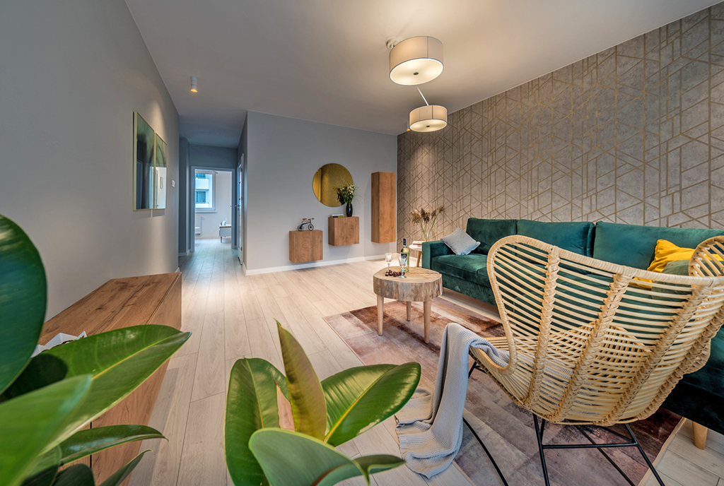bogate wnętrze luksusowego apartamentu do sprzedaży Starogard Gdański