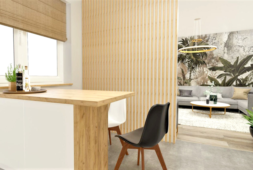 fragment jadalni w ekskluzywnym apartamencie na sprzedaż Radomsko