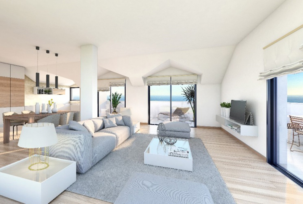 stylowe wnętrze ekskluzywnego apartamentu do sprzedaży Hiszpania (Benalmadena)