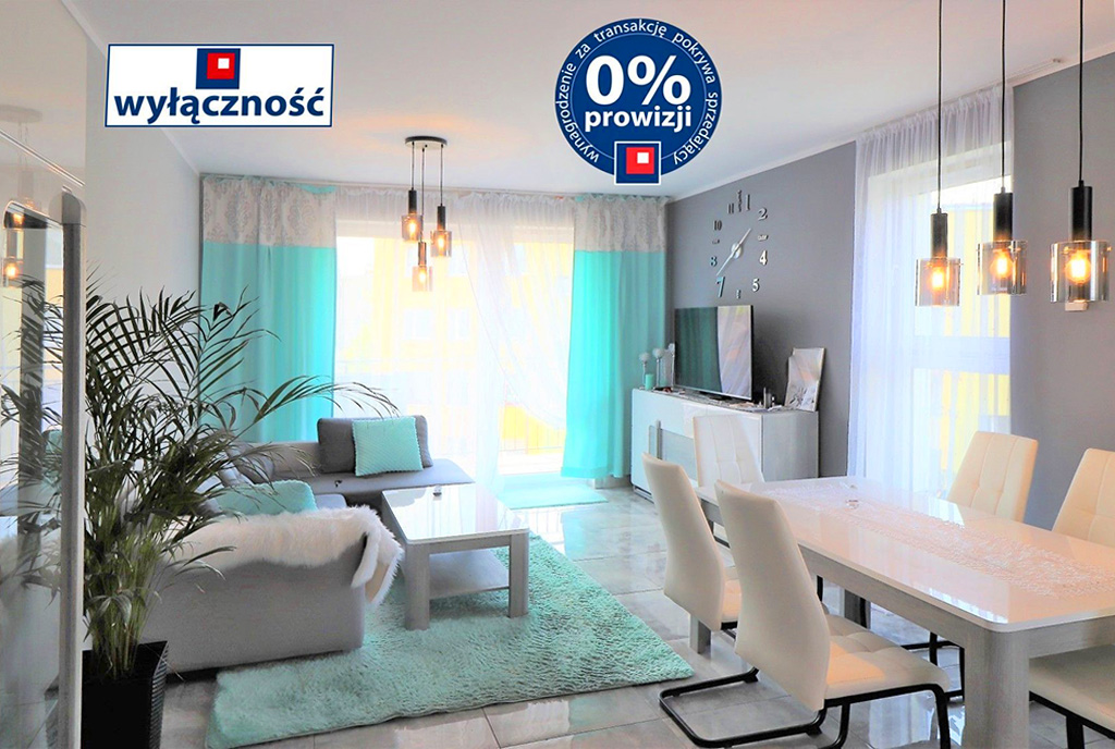 stylowy pokój dzienny w ekskluzywnym apartamencie do sprzedaży Skoczów