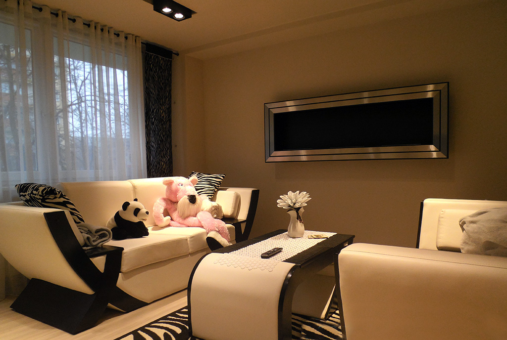 na zdjęciu wytworny salon w luksusowym apartamencie do wynajmu Częstochowa