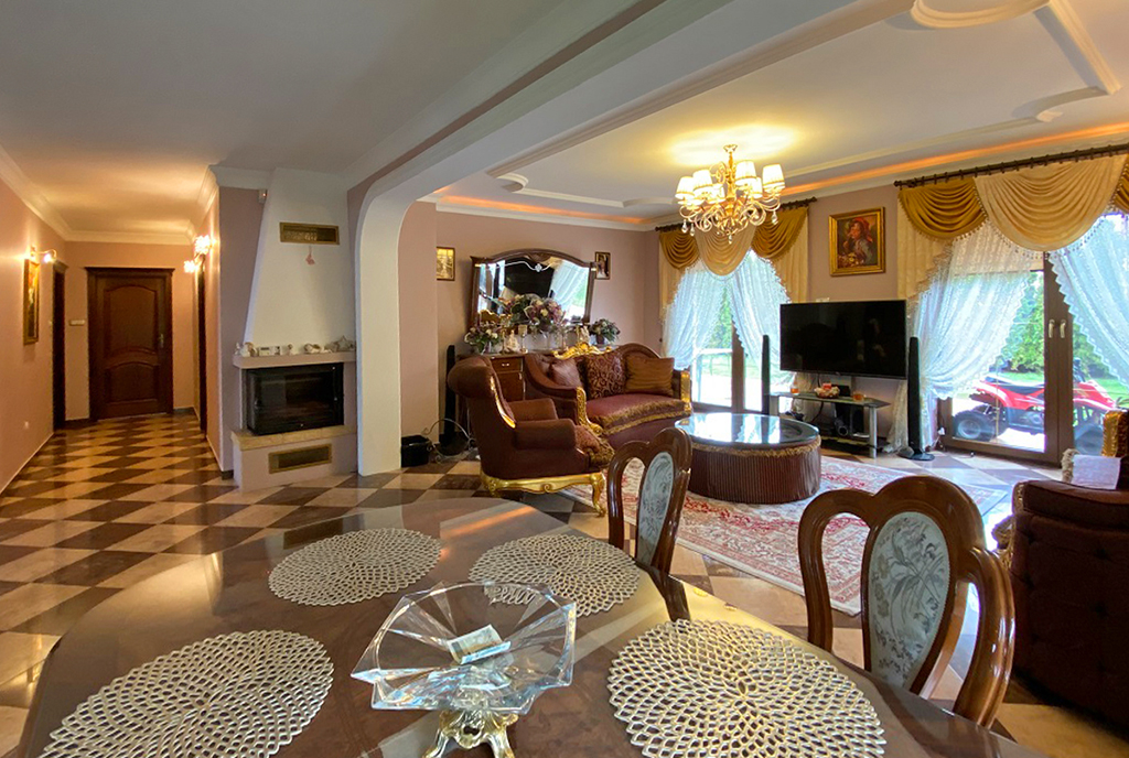 nobilitujące wnętrze luksusowej willi na sprzedaż Inowrocław