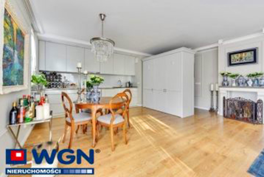 rzut na kuchnię w ekskluzywnym apartamencie do sprzedaży Gdańsk