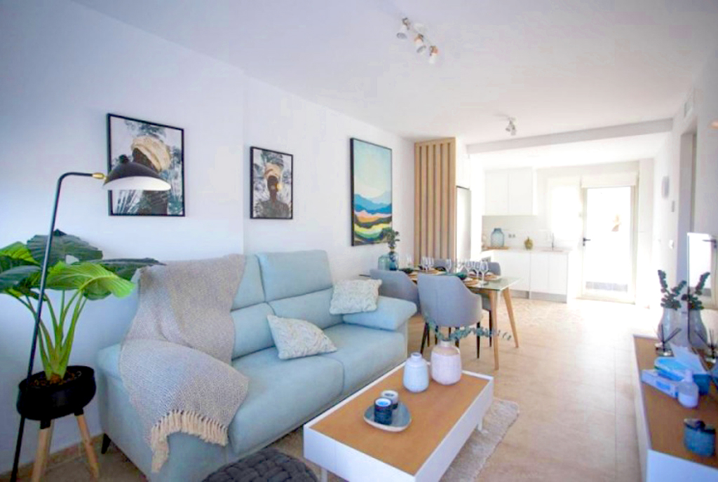 przestronny salon w luksusowej willi na sprzedaż Hiszpania (Pilar de la Horadada, Costa Blanca)