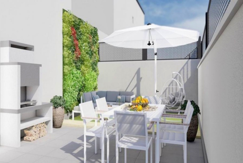 olbrzymi taras przy luksusowej willi na sprzedaż Hiszpania (Pilar de la Horadada, Costa Blanca)