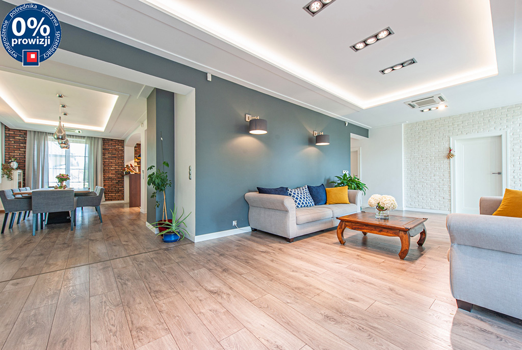 przestronne pomieszczenia i pokoje w ekskluzywnej willi na sprzedaż Katowice