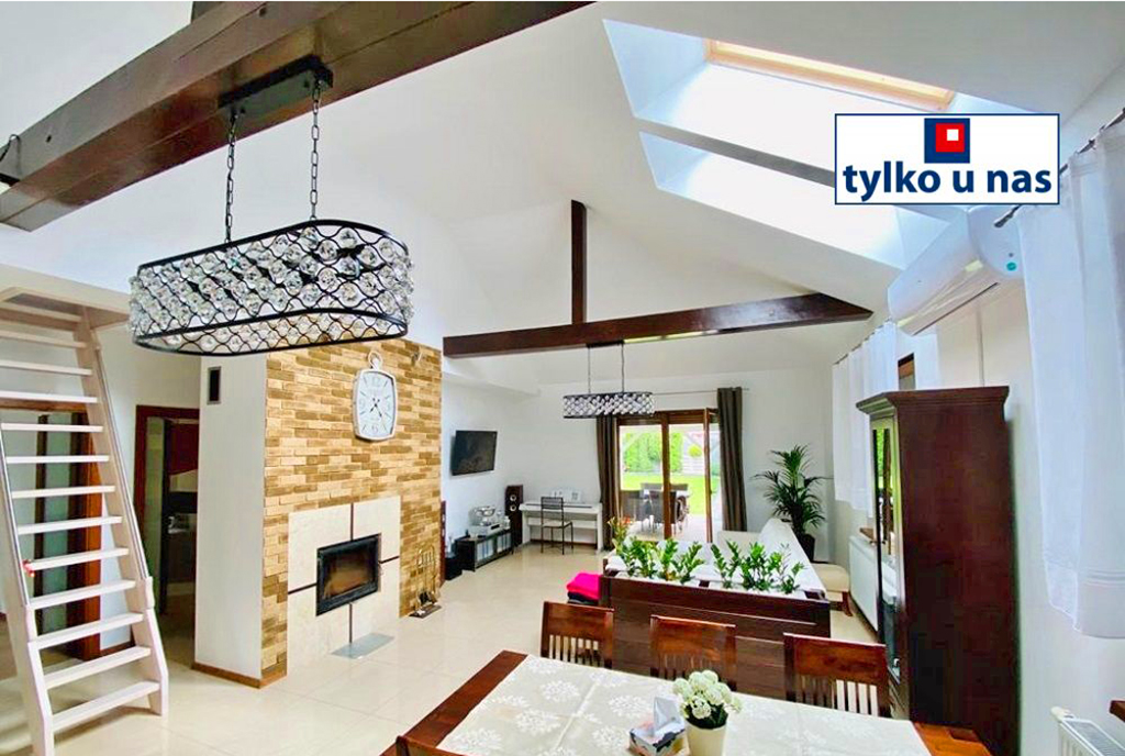 zapierające dech w piersiach rozmachem wnętrze ekskluzywnej willi do sprzedaży Leszno (okolice)