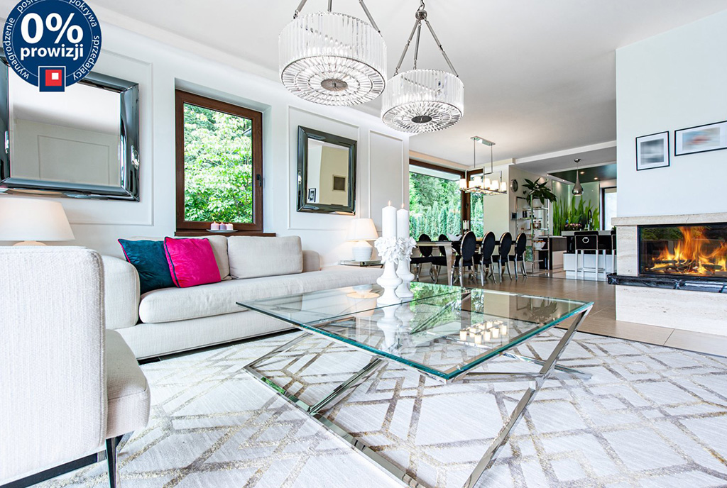 imponujące przepychem wnętrze luksusowej willi na sprzedaż Pszczyna (okolice)