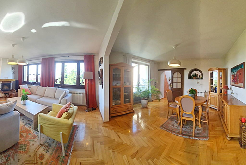 jasne i widne pomieszczenia w luksusowej willi do sprzedaży Wieluń (okolice)