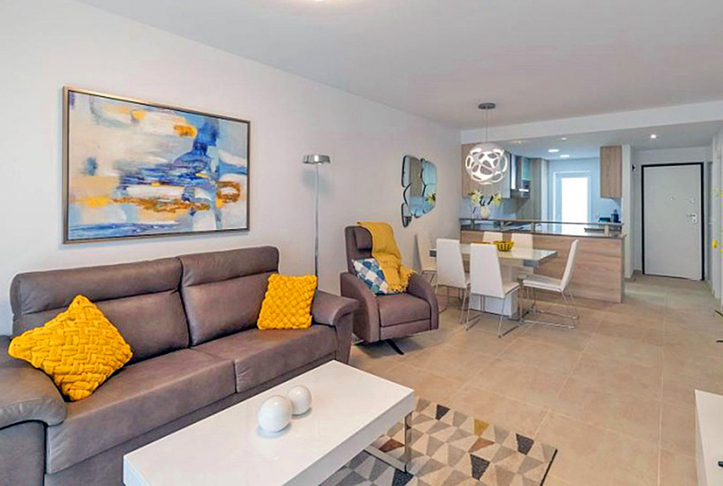 imponujący pokój dzienny w luksusowej willi na sprzedaż Hiszpania (Costa Almeria, Pulpi)