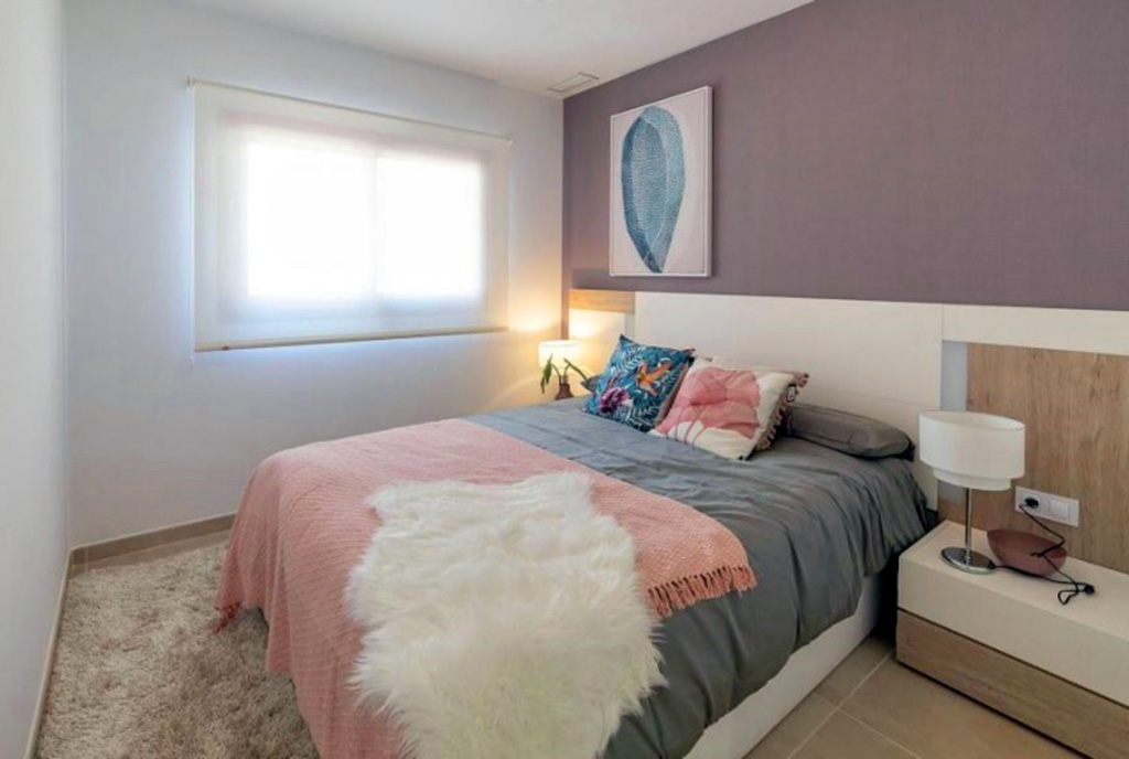 elegancka sypialnia w ekskluzywnej willi do sprzedaży Hiszpania (Costa Almeria, Pulpi)