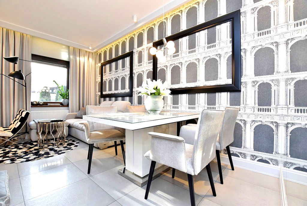prywatna jadalnia w ekskluzywnym apartamencie do sprzedaży Inowrocław