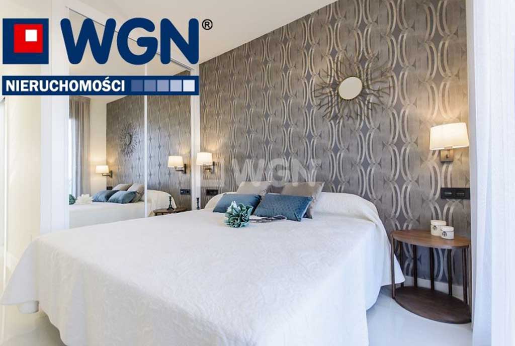 zbliżenie na sypialnię w ekskluzywnym apartamencie do sprzedaży Hiszpania (Torreviej)
