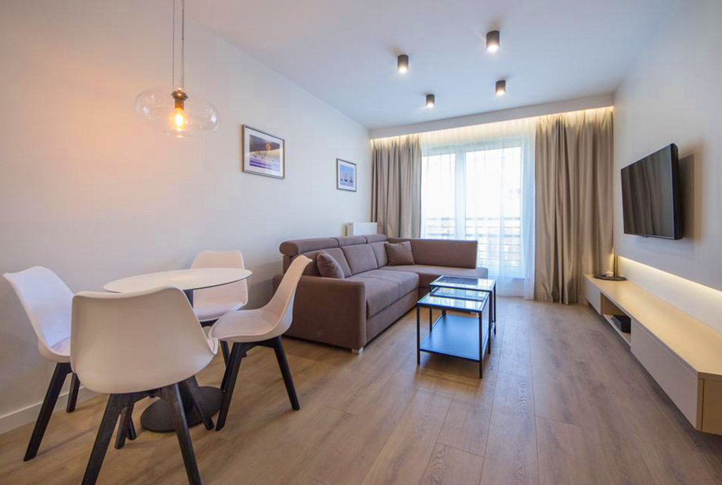komfortowy pokój gościnny w ekskluzywnym apartamencie na wynajem Szczecin