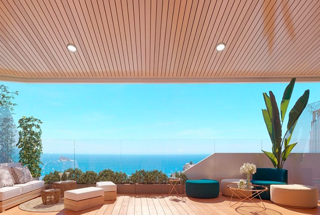 przepiękny widok roztaczający z ekskluzywnego apartamentu do sprzedaży Hiszpania