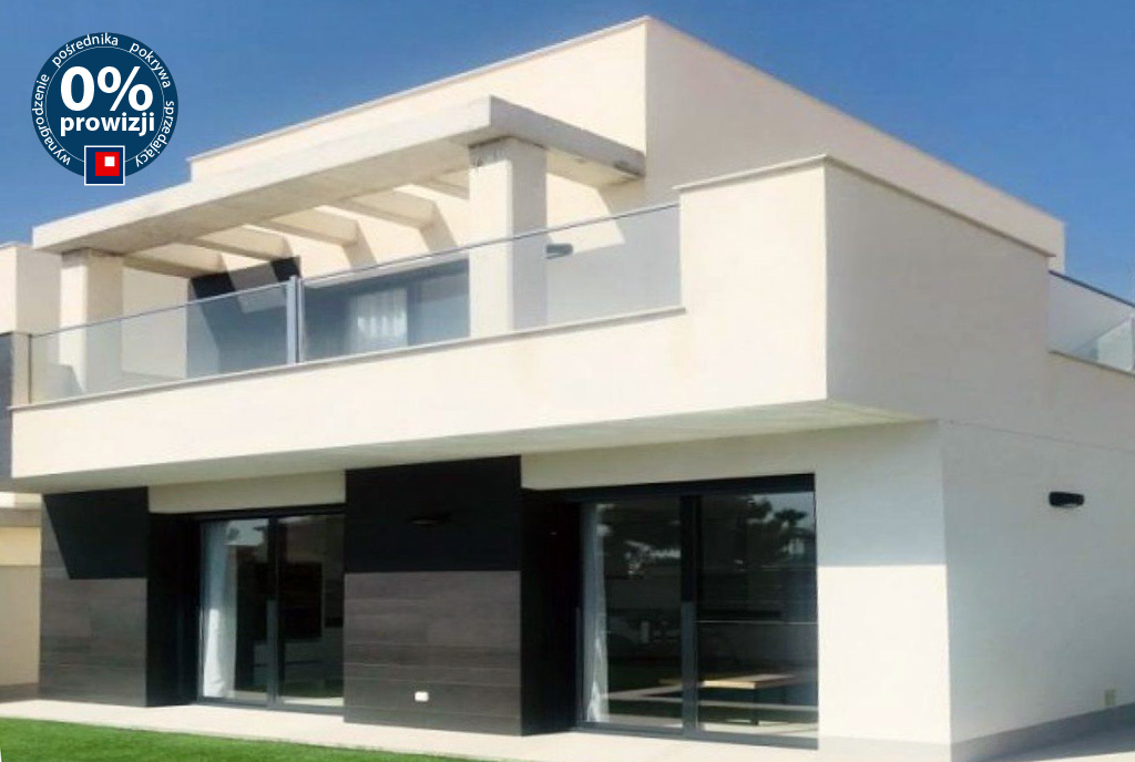 ciekawa bryła ekskluzywnej willi na sprzedaż Hiszpania (Los Alcazares, Kartagena)