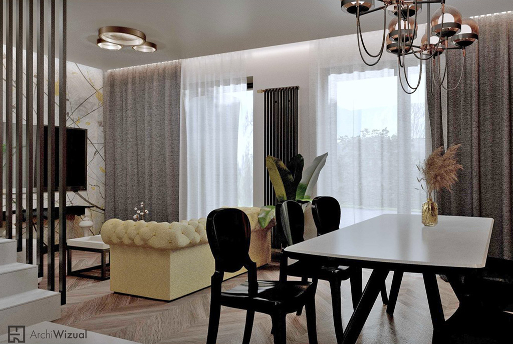 kameralny salon w ekskluzywnym apartamencie do sprzedaży Tarnów