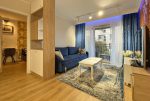 fragment pokoju dziennego w luksusowym apartamencie do wynajmu Szczecin