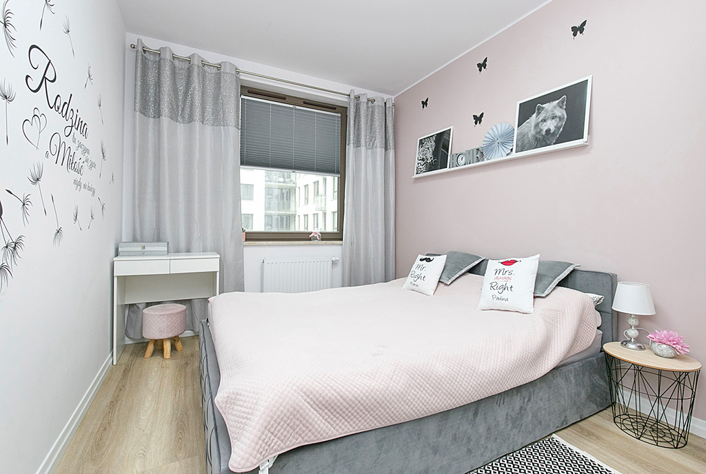 prywatna sypialnia w luksusowym apartamencie na sprzedaż Gdańsk