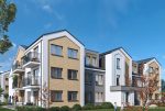 widok na osiedle, gdzie znajduje się oferowany do sprzedaży ekskluzywny apartament Wieluń