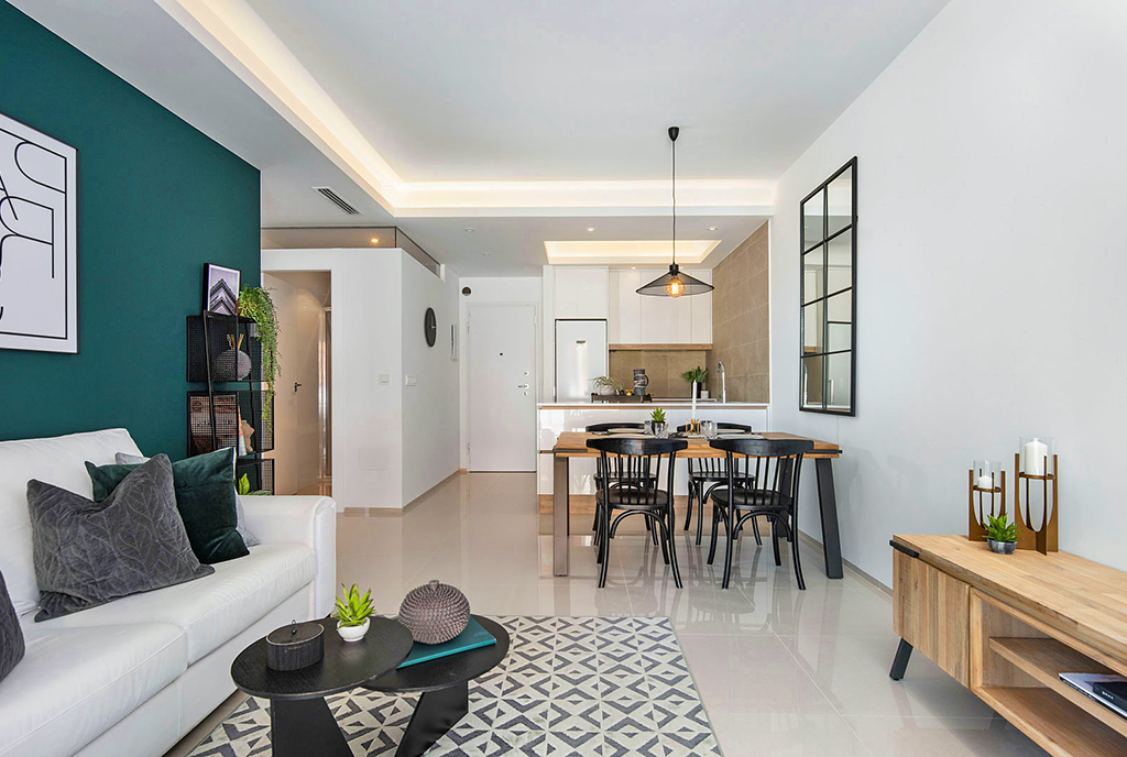 komfortowe wnętrze ekskluzywnego apartamentu do sprzedaży Hiszpania