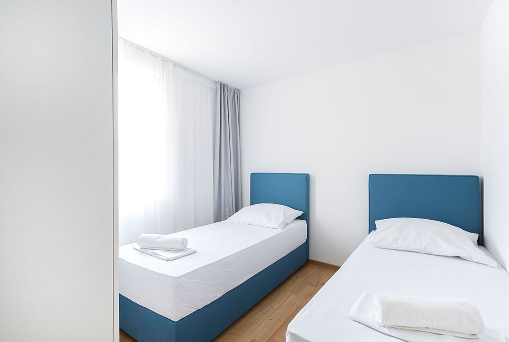 zaciszna sypialnia w ekskluzywnym apartamencie do sprzedaży Chorwacja (Sovlje)