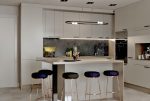 na zdjęciu aneks kuchenny i jadalnia w luksusowym apartamencie do sprzedaży Tarnów
