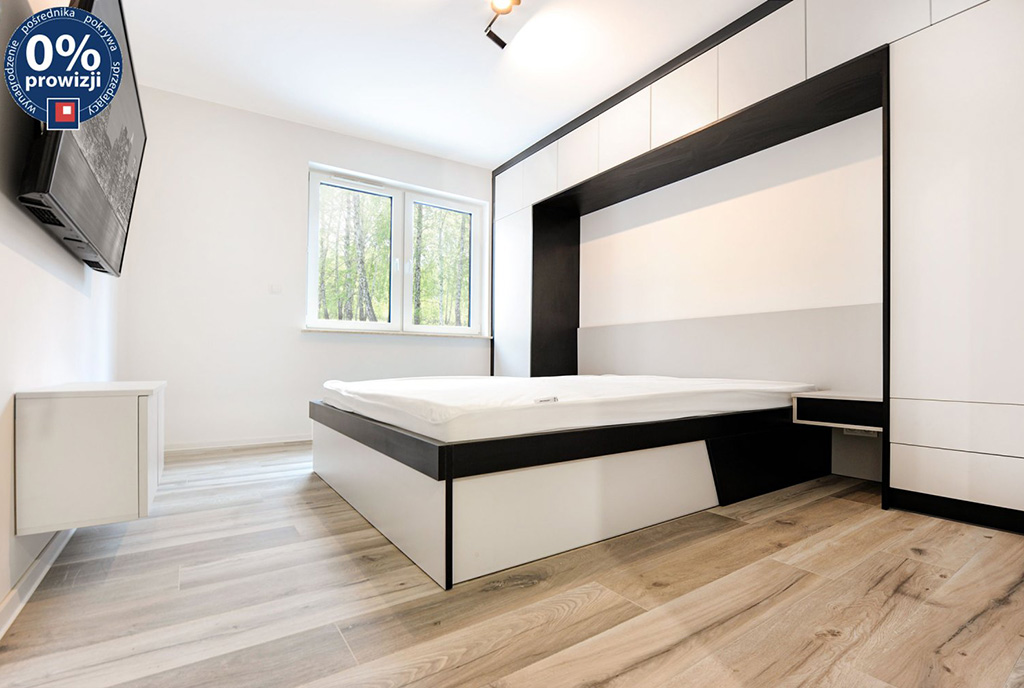 prywatna sypialnia w ekskluzywnym apartamencie na sprzedaż Katowice (okolice)