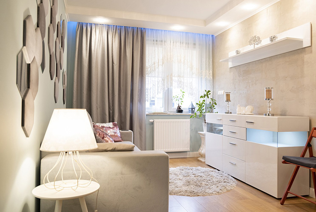 jeden z pokoi w ekskluzywnym apartamencie na sprzedaż Katowice (okolice)