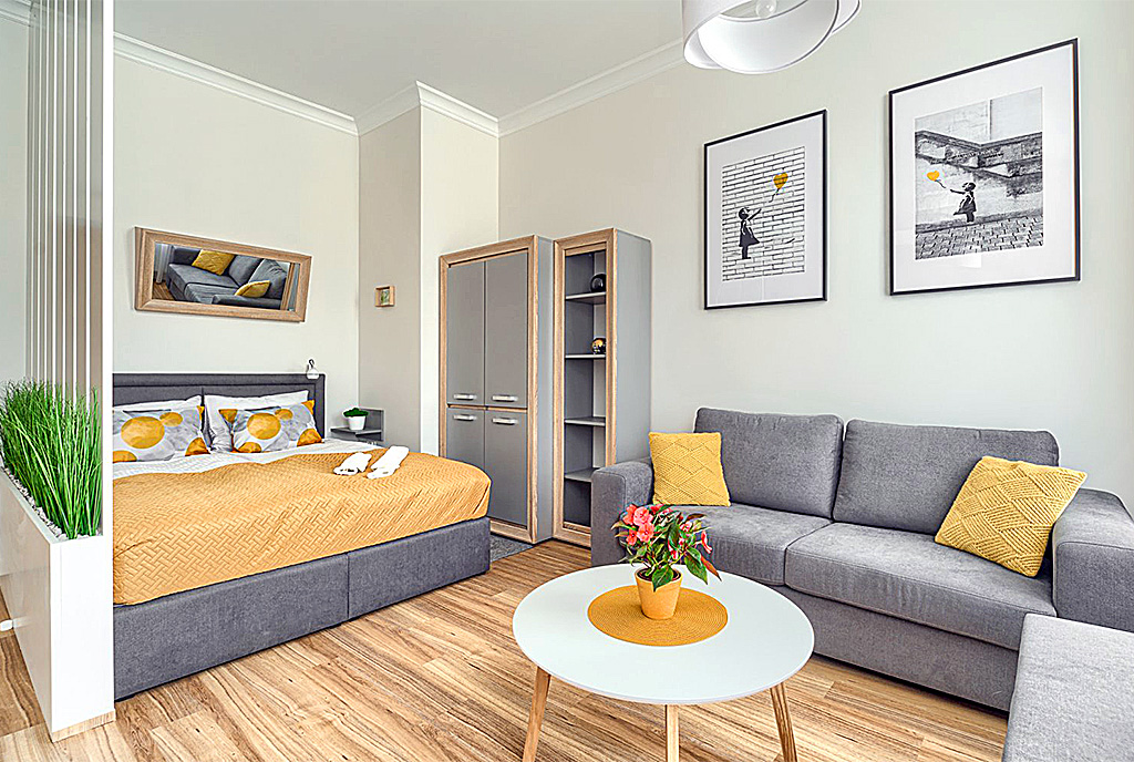 fantastyczny salon w ekskluzywnym apartamencie na wynajem Szczecin