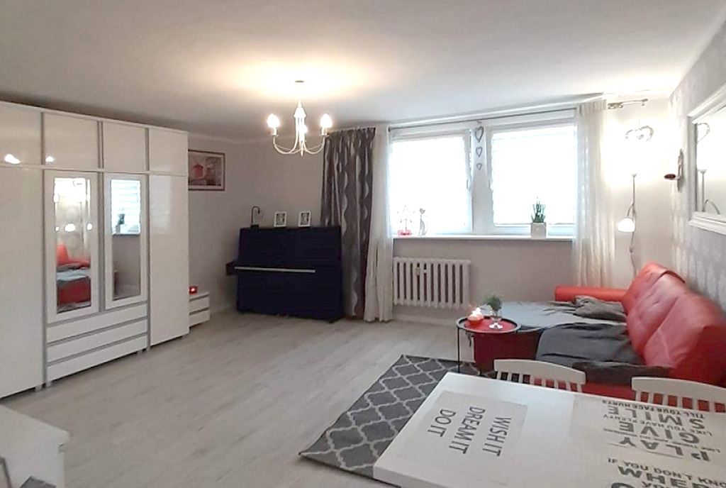 przestronny pokój w ekskluzywnym apartamencie na sprzedaż Zielona Góra (okolice)
