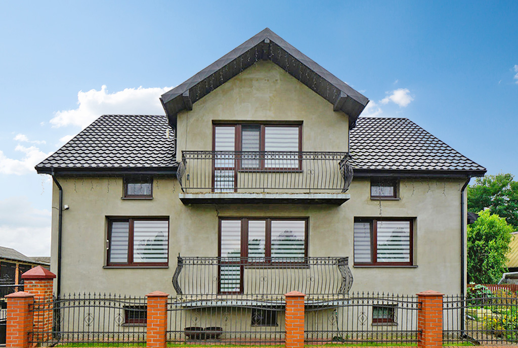 monumentalna bryła ekskluzywnej willi do sprzedaży Konin (okolice)