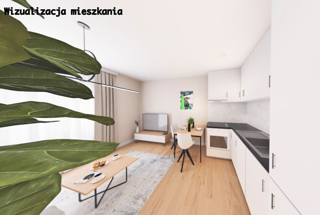 widok na kuchnię w luksusowym apartamencie na sprzedaż Gorzów Wielkopolski