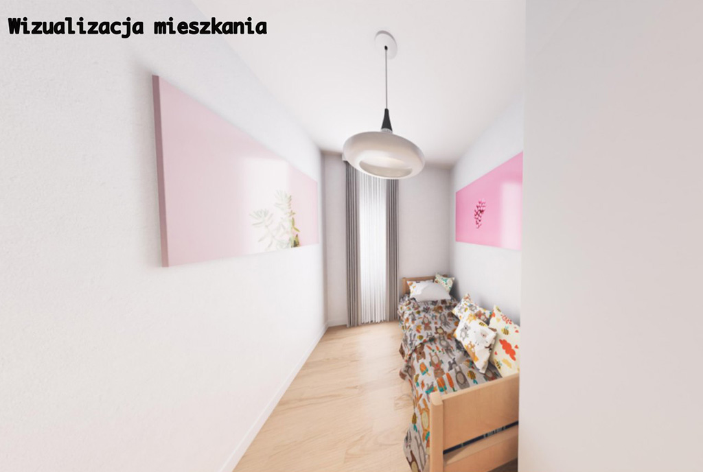 efektowny pokój dla dziecka w ekskluzywnym apartamencie na sprzedaż Gorzów Wielkopolski
