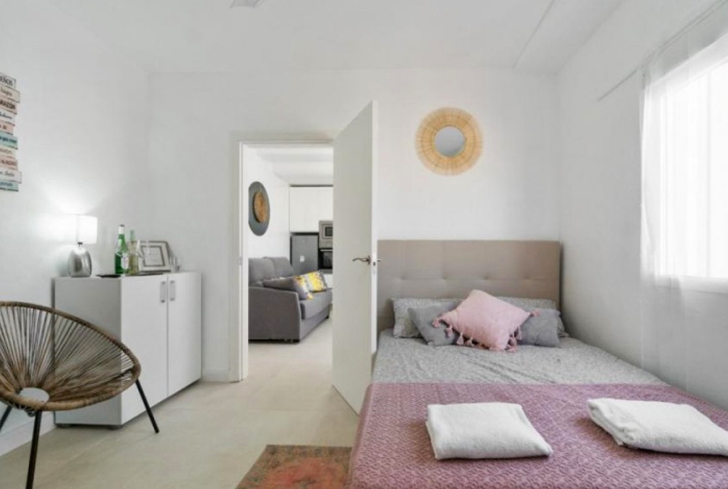 prywatna sypialnia w ekskluzywnym apartamencie do sprzedaży Hiszpania