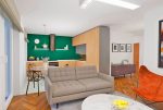 nowoczesny pokój dzienny w ekskluzywnym apartamencie do sprzedaży Lublin