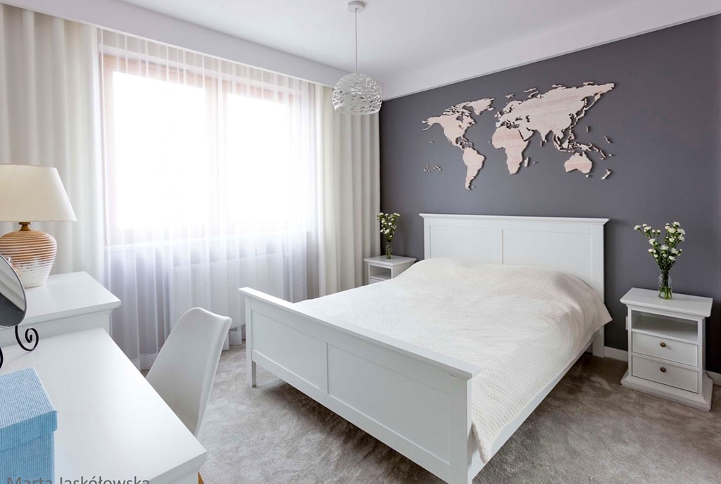 zaciszna sypialnia w ekskluzywnym apartamencie na wynajem Piotrków Trybunalski
