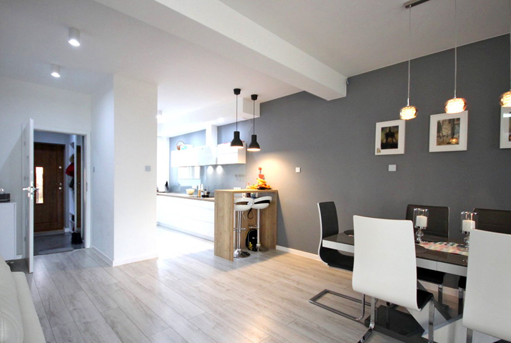 stylowe wnętrze ekskluzywnej willi na sprzedaż Szczecin (okolice)