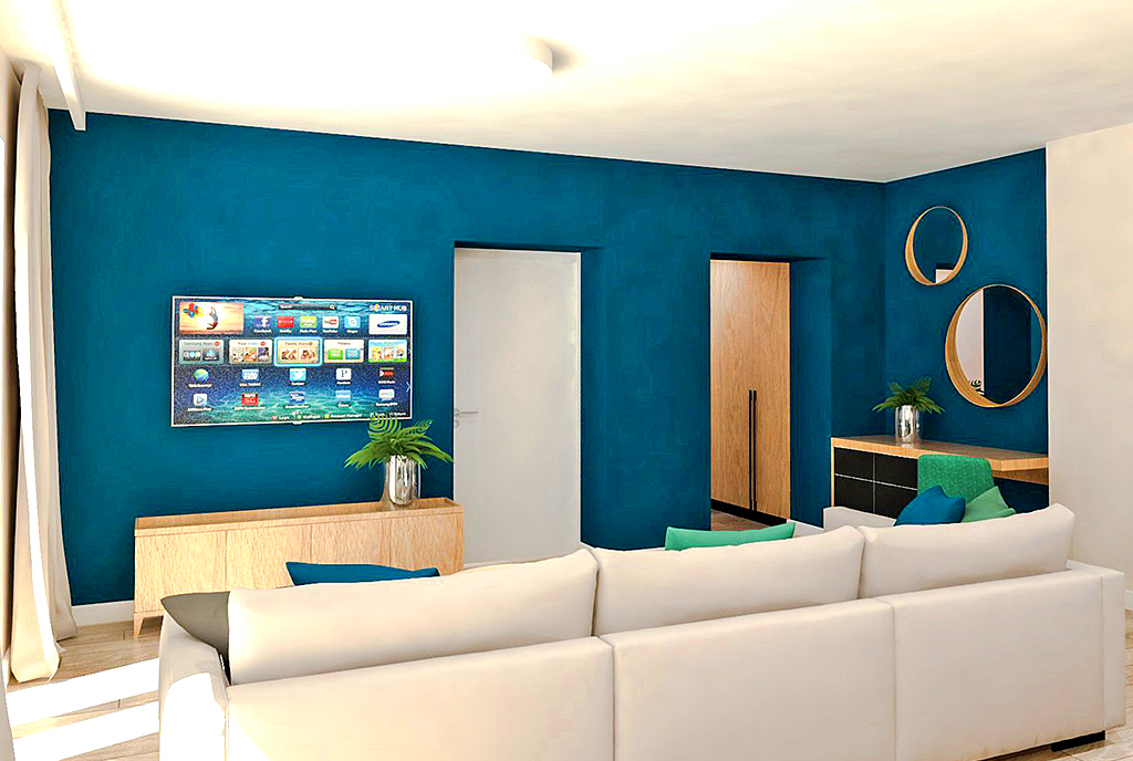 fragment salonu w ekskluzywnym apartamencie do sprzedaży Duszniki-Zdrój