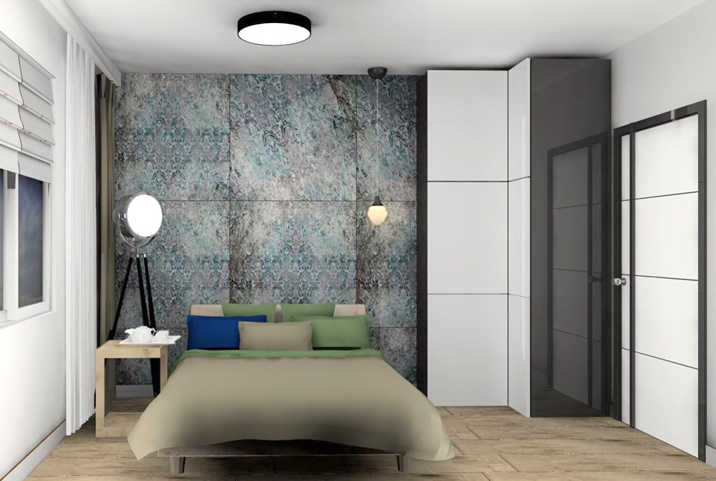 prywatna sypialnia w ekskluzywnym apartamencie na sprzedaż Gorzów Wielkopolski
