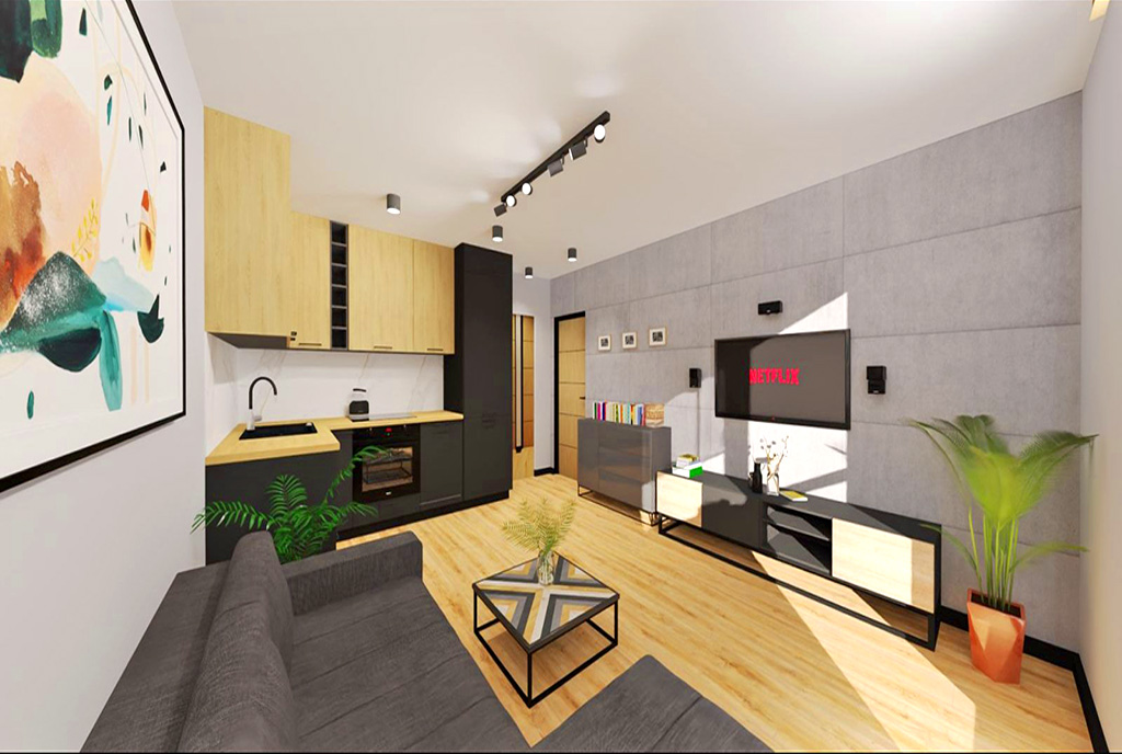 komfortowy pokój gościnny w ekskluzywnym apartamencie do sprzedaży Elbląg