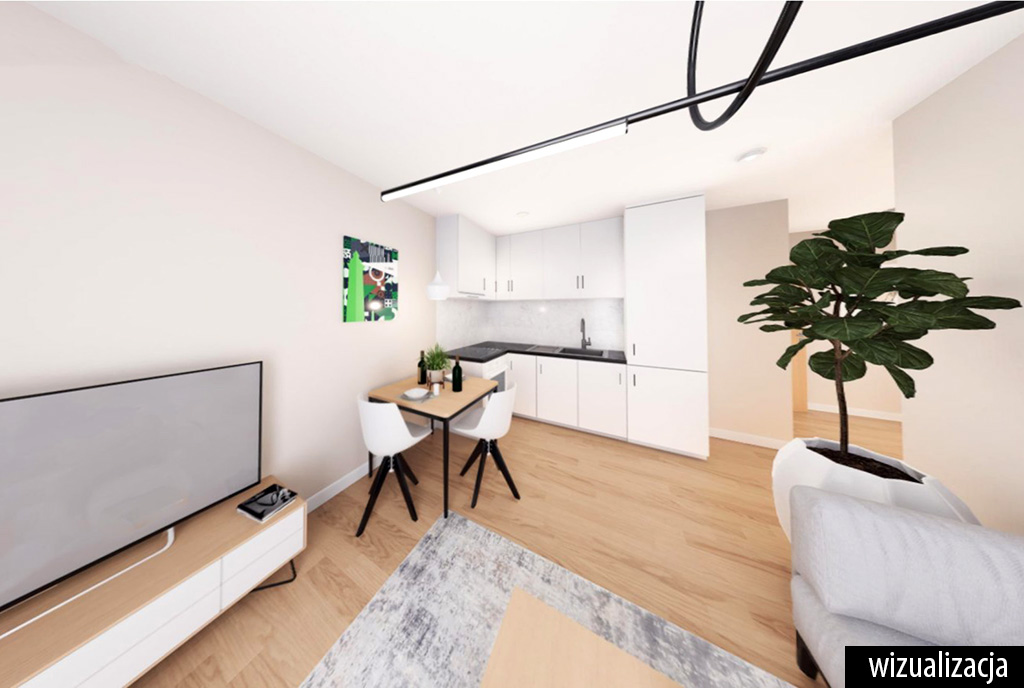 modna aranżacja wnętrza w luksusowym apartamencie na sprzedaż Gorzów Wielkopolski