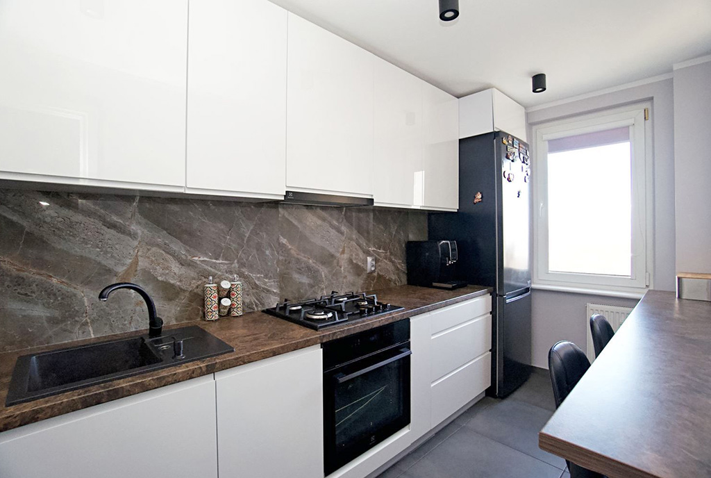 nowoczesna kuchnia w ekskluzywnym apartamencie do sprzedaży Gorzów Wielkopolski