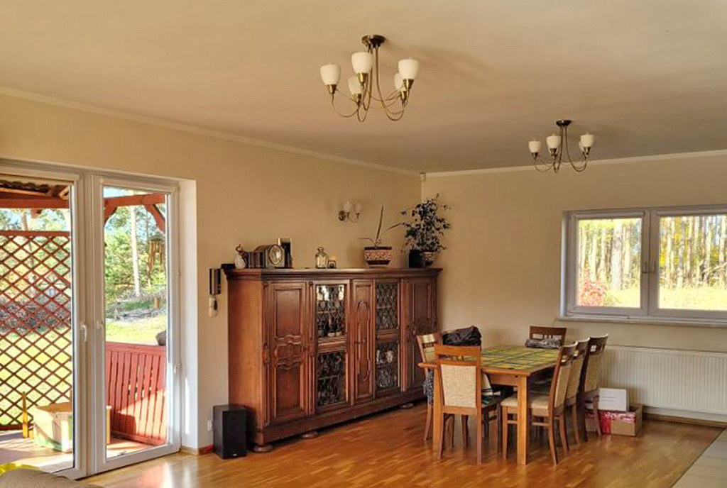 eleganckie wnętrze luksusowej willi do sprzedaży Toruń (okolice)