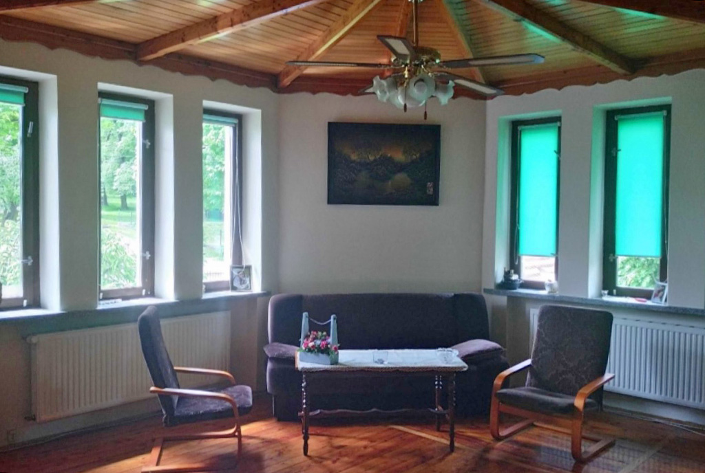 komfortowy salon w luksusowej willi na sprzedaż Wałbrzych (okolice)